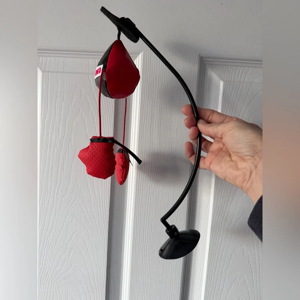 Kong Red and Black Cat Toy Boxing Bag
